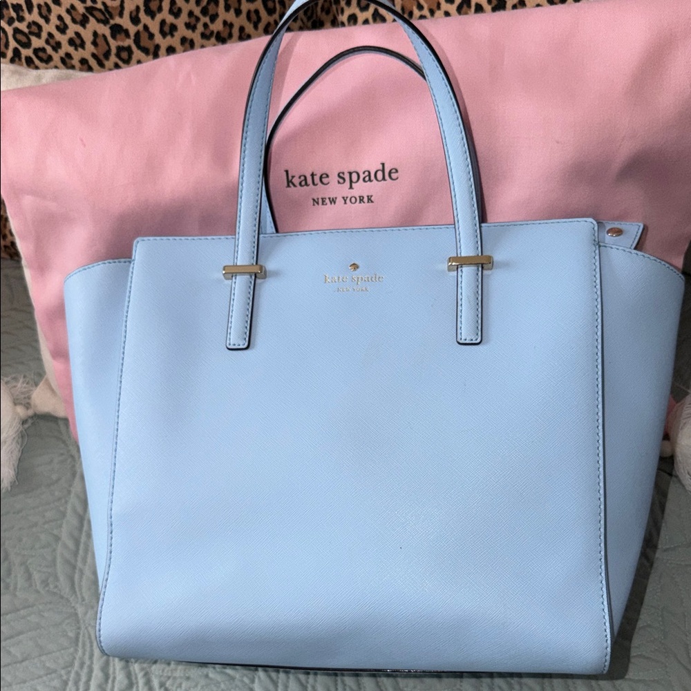 Kate Spade Sky Blue Tote Bag